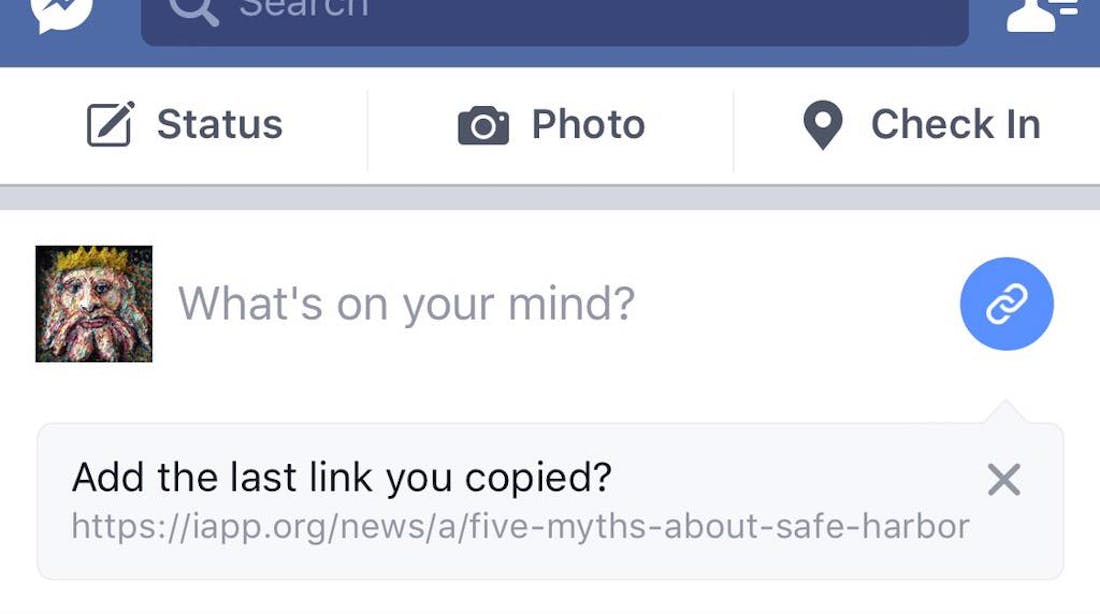 Facebook-app leest nu ook klembord af