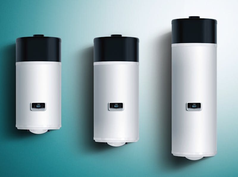 Er bestaan warmtepompboilers in verschillende volumes. | Foto: Vaillant