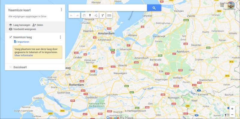 Tip 01 My Maps is handig als voorbereiding op een vakantie.