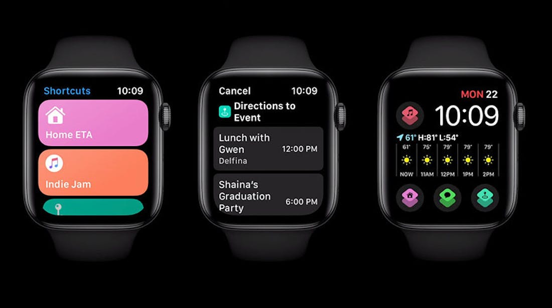 Shortcuts watchOS 7 werken prima zonder iPhone