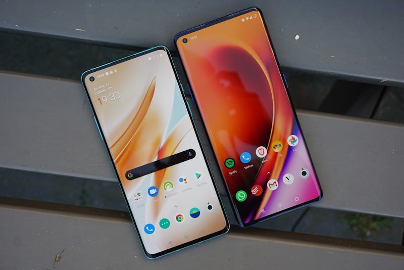 De OnePlus 8 (l) en 8 Pro