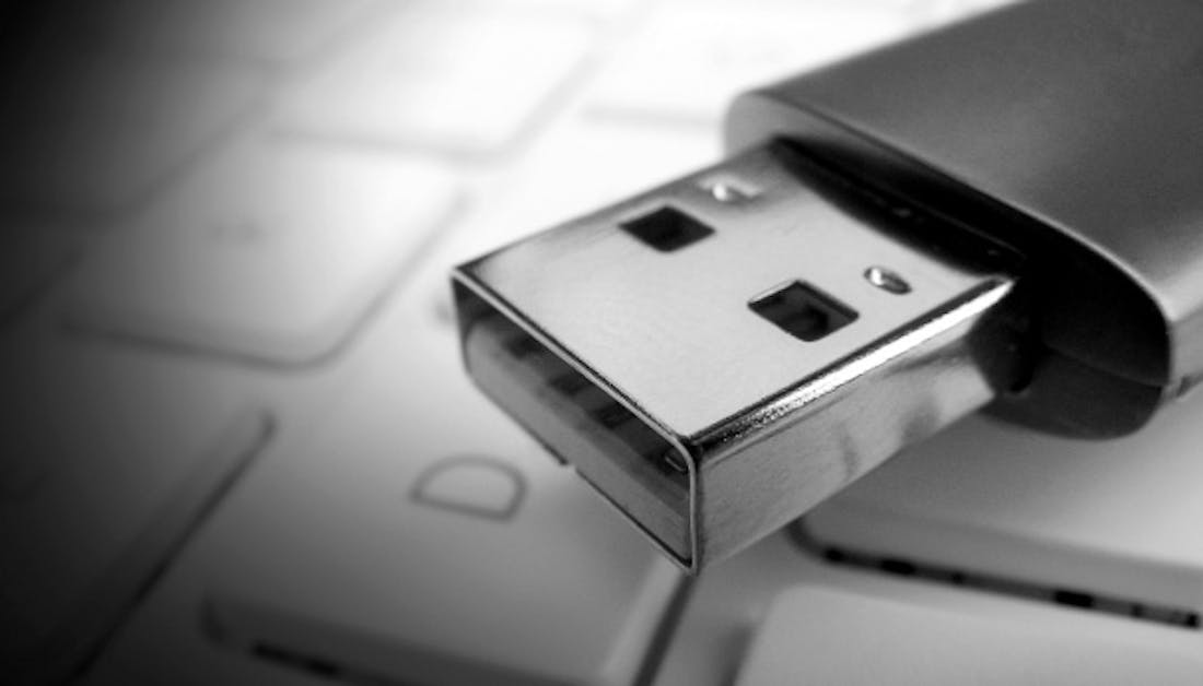 Een usb-stick gebruiken om malware te verwijderen