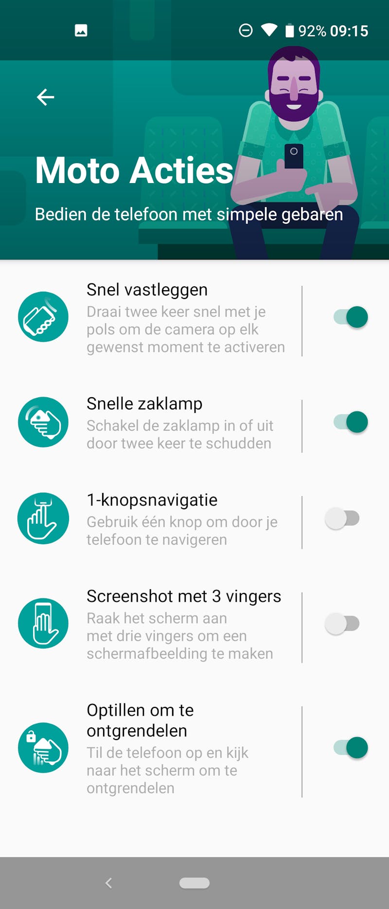 Motorola One Action screenshot