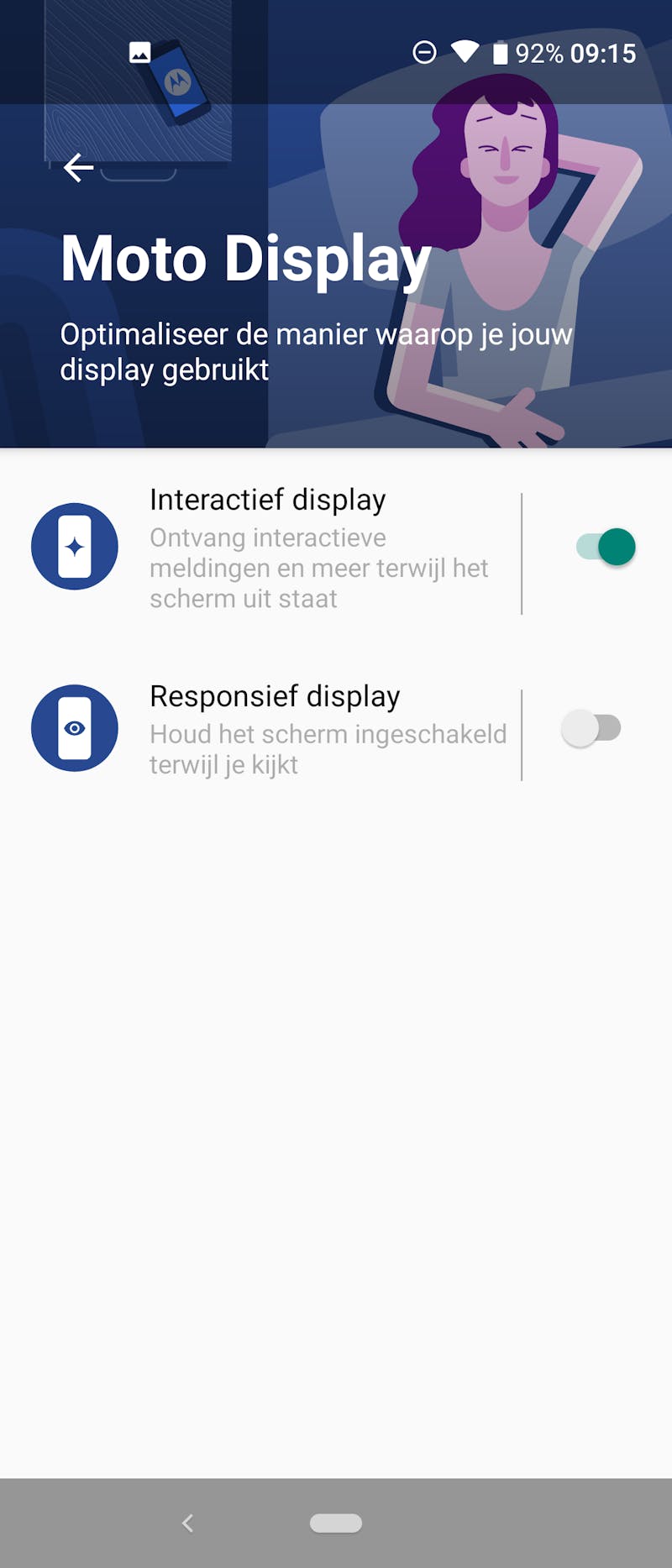 Motorola One Action screenshot