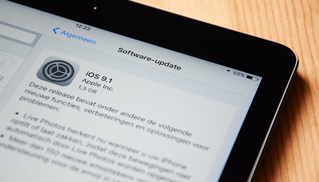 Zo installeer je iOS 9.1 op je iPhone, iPad en iPod touch