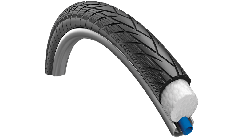 Luchtvrije fietsband van Schwalbe