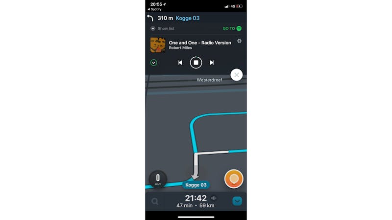 Navigeren met Waze