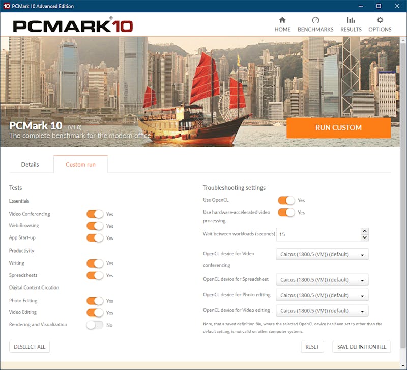 Tip 04 PCMark 10: realtime benchmarks van machines voor zakelijk gebruik.