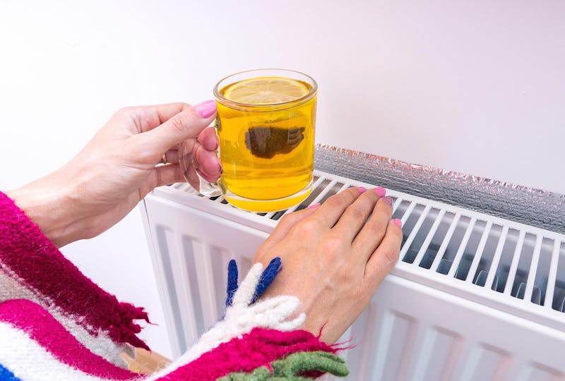 radiatorfolie verwarming energie besparen