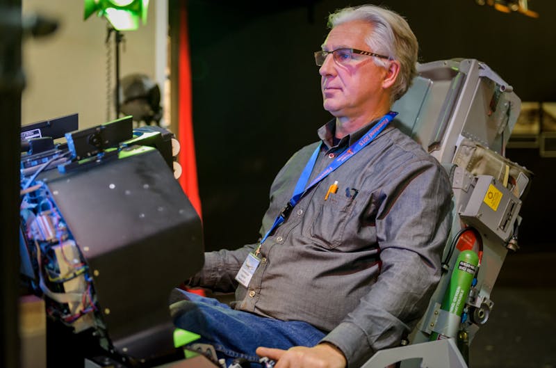 Frans Broekhuijsen is de organisator van het jaarlijkse FSWeekend in het Aviodome bij Lelystad.