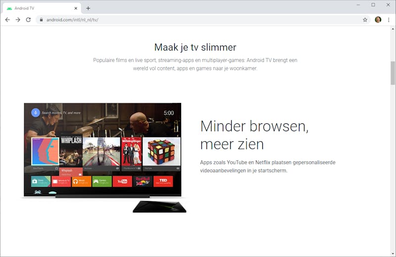 Tip 02 Er bestaan verschillende versies van Android TV.