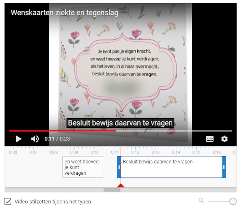 Tip 08 Ook YouTube is zeer vergevingsgezind qua fouten, de editor helpt je daar goed bij.