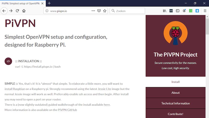 07 Met PiVPN maak je van een Raspberry Pi bij je thuis eenvoudig een vpn-server.