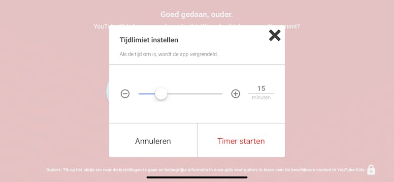 Geen gezeur meer over schermpjestijd. Zodra de timer stopt, vergrendelt de app.