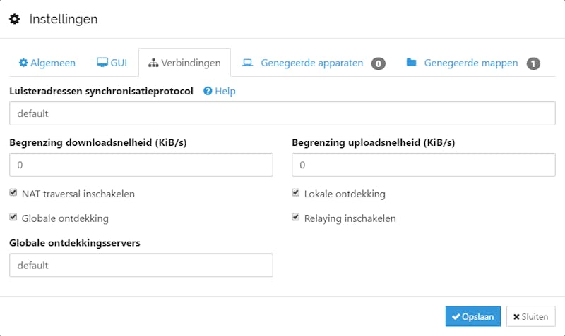 09 De makkelijkste manier om Syncthing-data door je router te gidsen is via upnp.