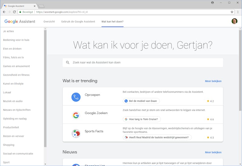 Google zet op deze website handig alle opdrachten op een rijtje.