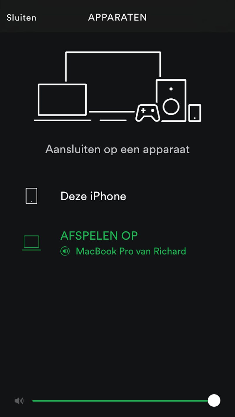 Tip 03 Met Spotify Connect speel je muziek van je smartphone op een pc of ander systeem met Spotify af.