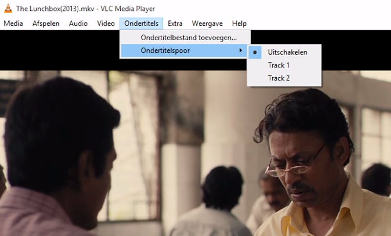 Bij sommige films is de ondertiteling in meerdere talen 'ingebakken' in het filmbestand.