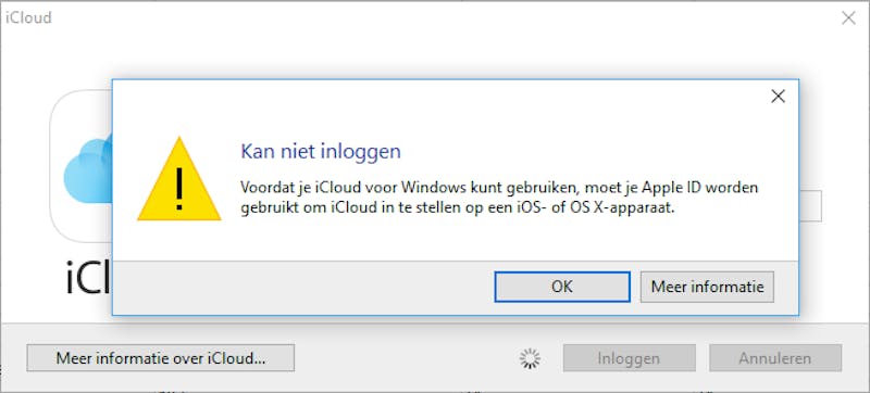 Met iCloud Drive moet je eerst een Apple-apparaat aan de dienst hebben gekoppeld voordat je het kunt gebruiken.