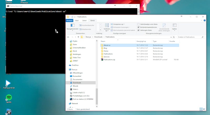 Tip 03 Je hoeft niet alles zelf te typen, je kunt smokkelen via de Windows-interface.