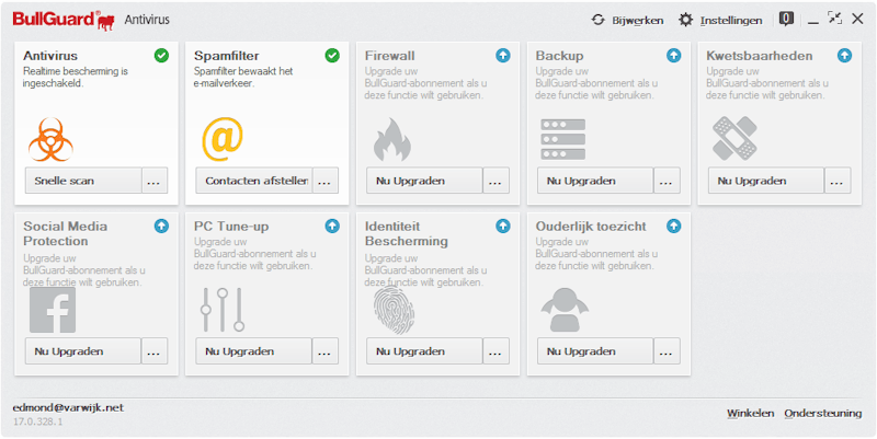 BullGuard laat maar al te graag zien dat het meer te bieden heeft dan alleen het basis-antiviruspakket.