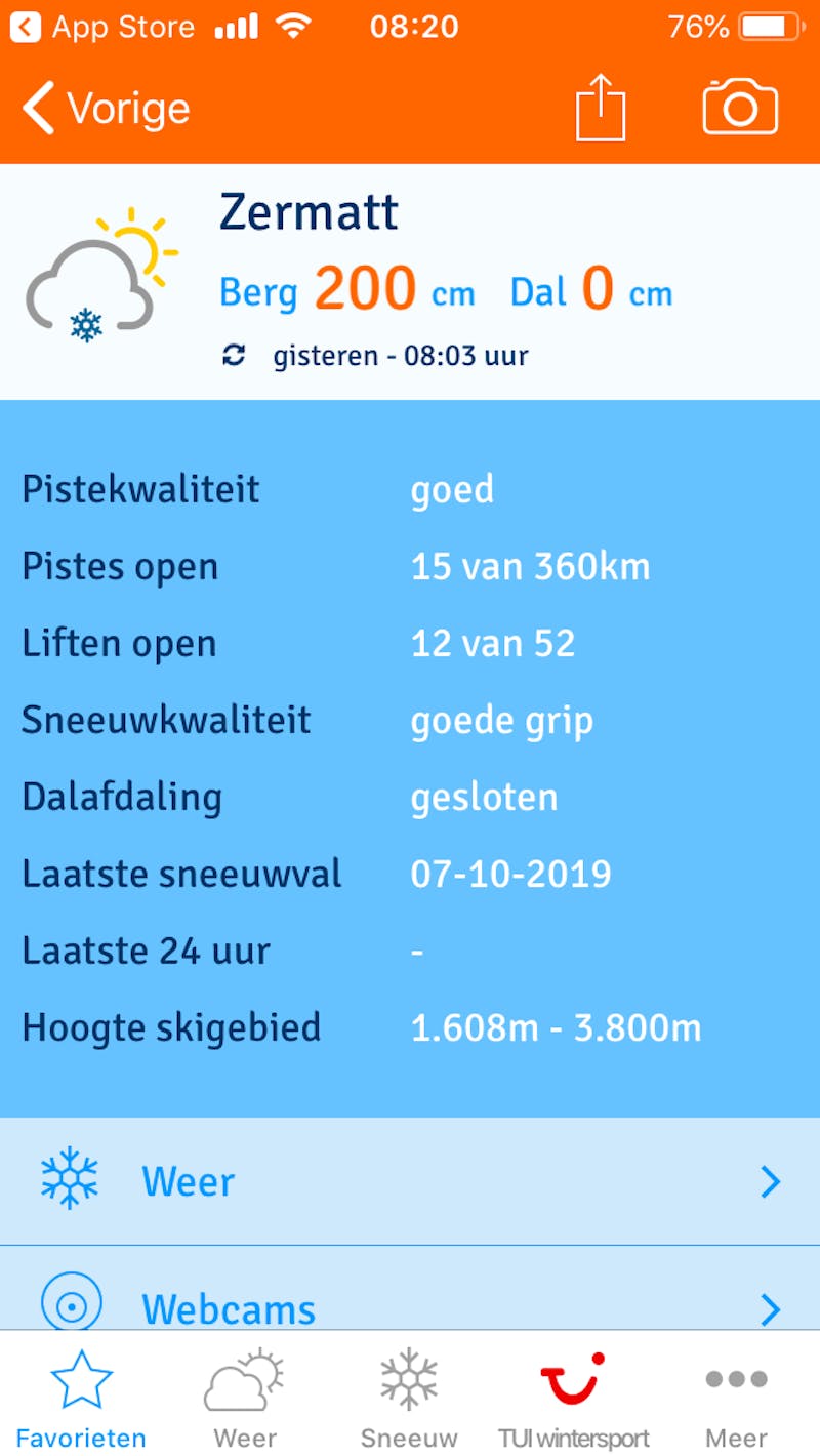 Sneeuwhoogte