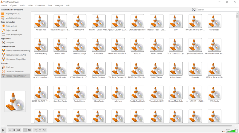 VLC is een echte allesvreter: geen enkel testbestand wordt overgeslagen.