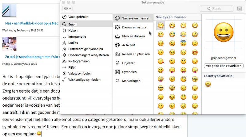 Daar zijn al onze emoticons