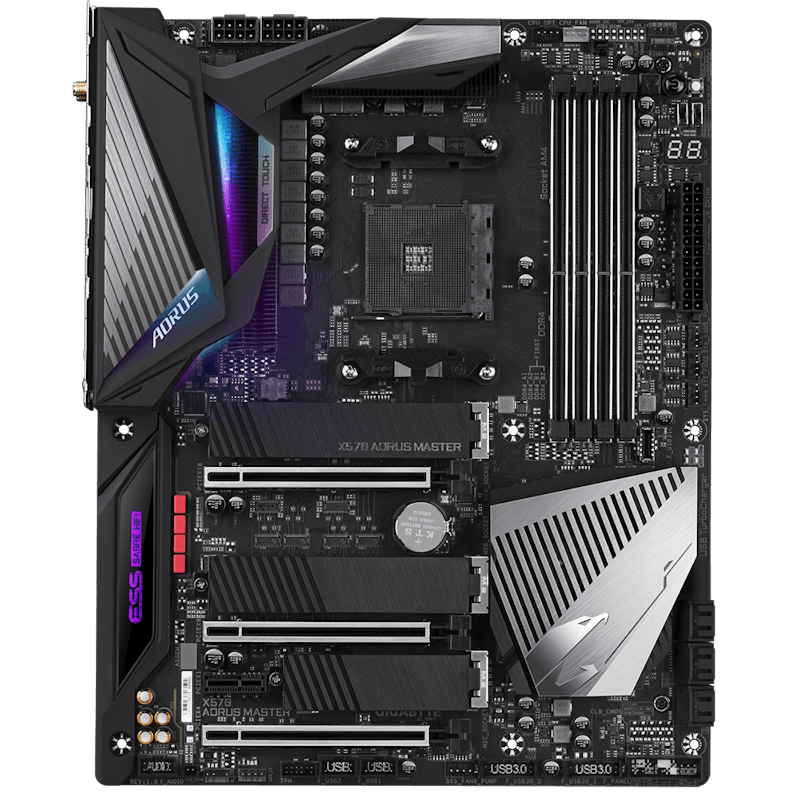 De Gigabyute X570 Aorus Master is een uitstekende keuze in het high-end segment.