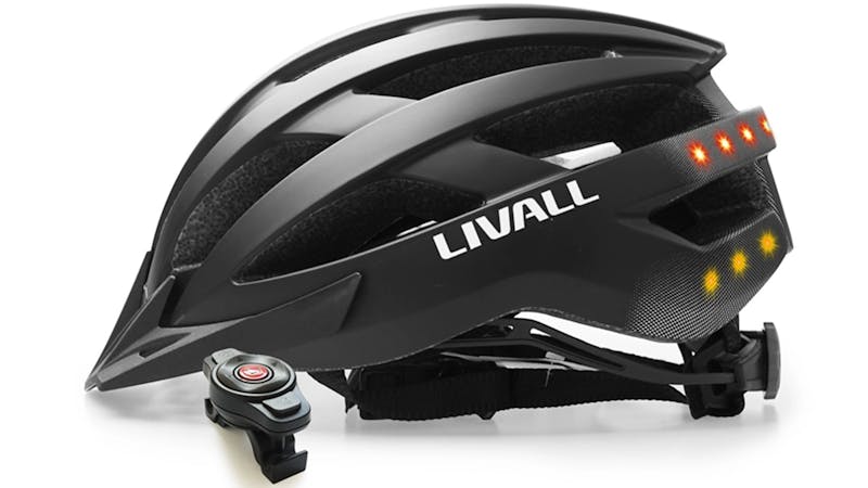 Livall-helm met achterlicht en richtingaanwijzers