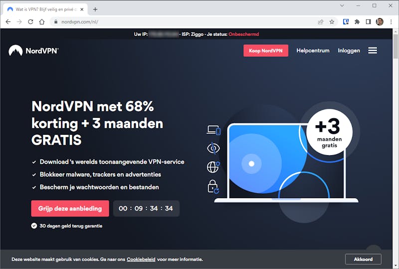 NordVPN website