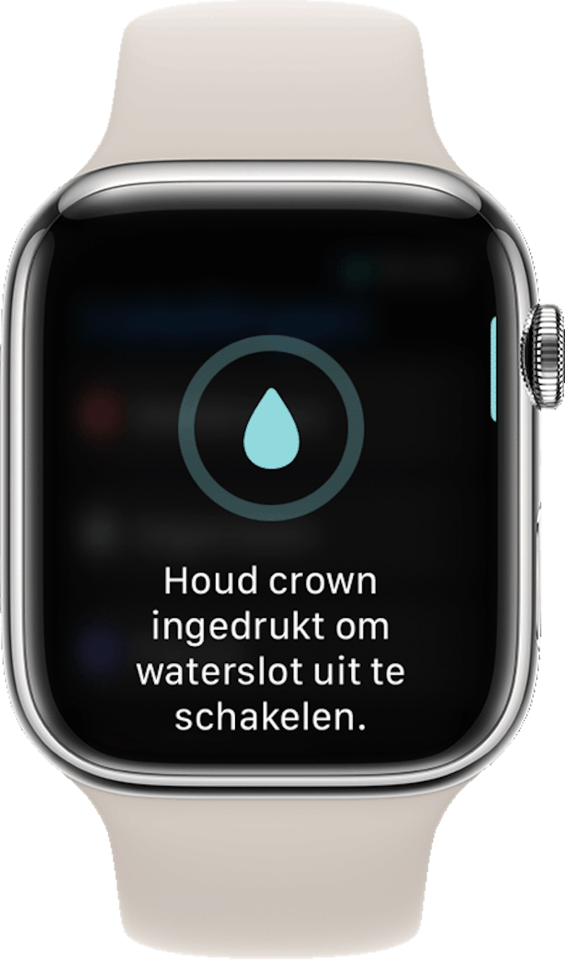 Waterslot van apple watch\