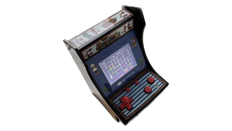 Speel arcade-games op je bureau met een mini-arcade