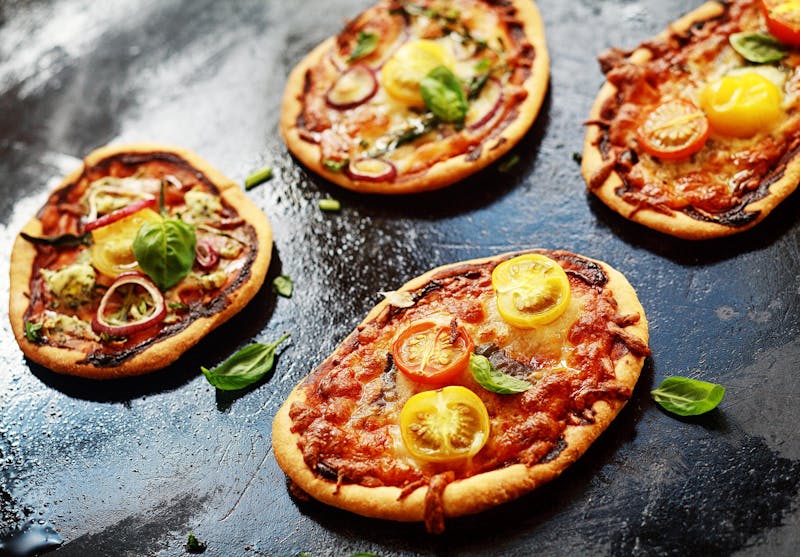 pizza mini keuken eten