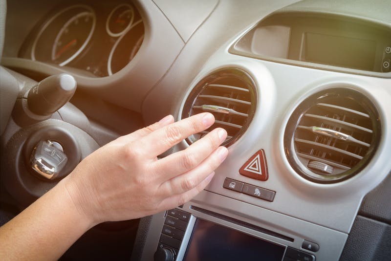 ventilatierooster in de auto