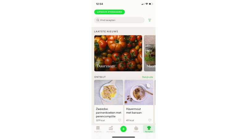 Afvallen met de app Lifesum