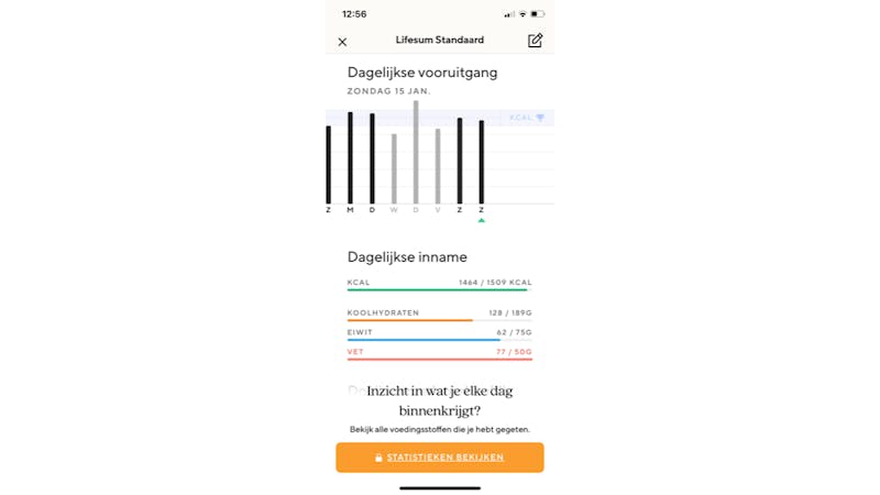 Afvallen met de app Lifesum