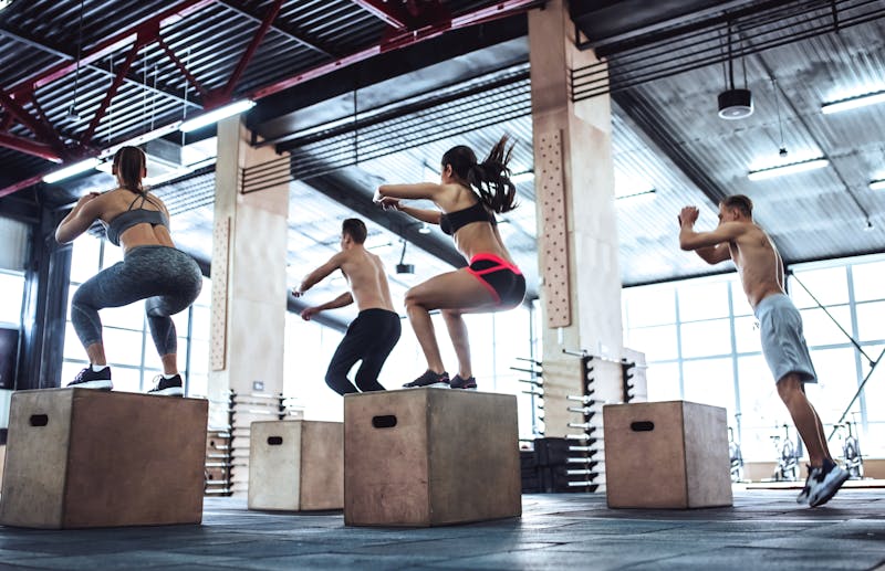 Groepstraining in de sportschool