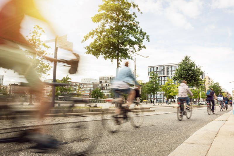 Fietsen in de stad