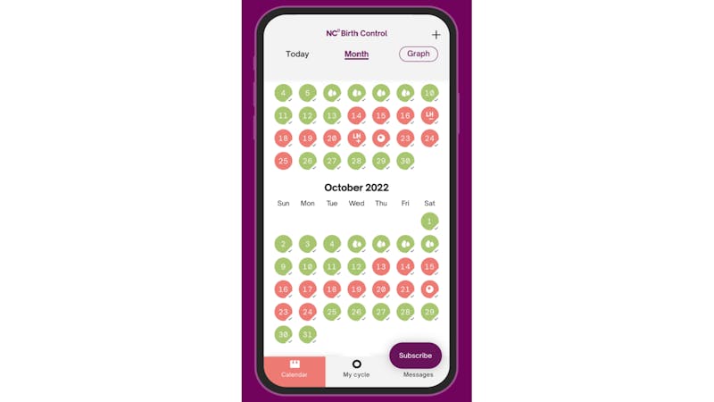 Menstruatie-app / zwangerschapsapp