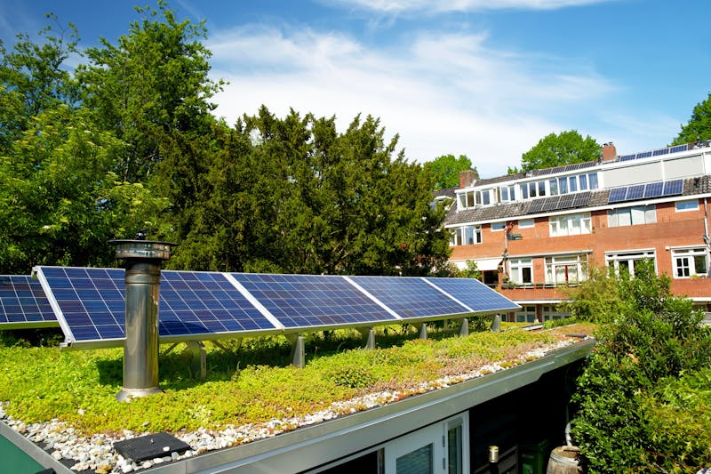 Zonnepanelen op het dak