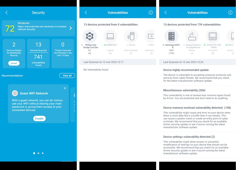 Netgear Orbi heeft ingebouwde beveiliging.