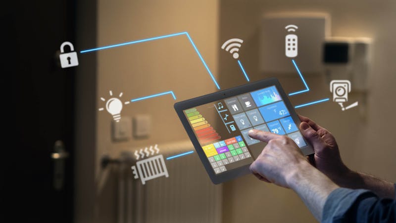 Smart home bedienen met tablet