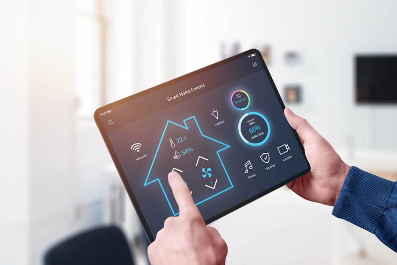 Smart home bedienen met tablet