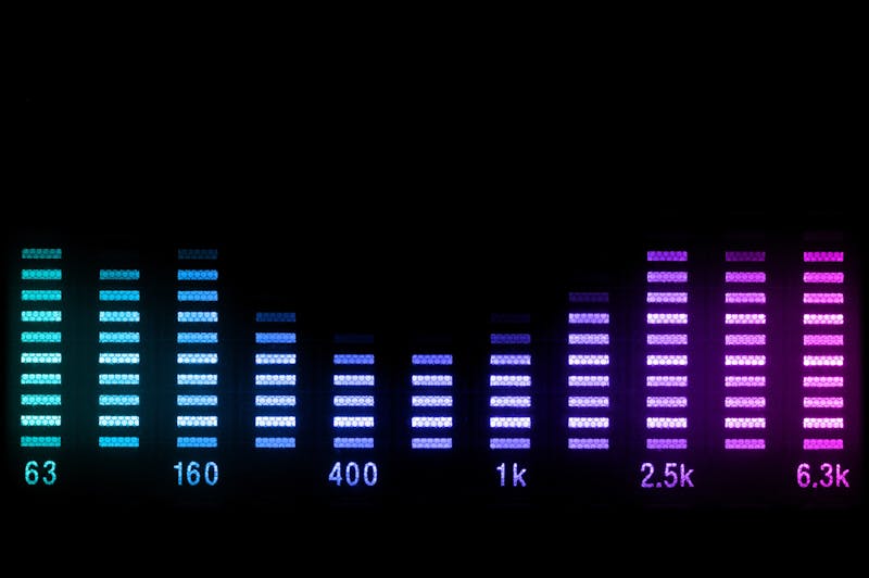 Kleuren van een equalizer