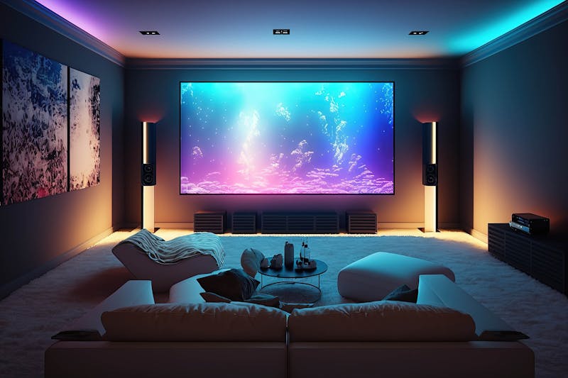 Home cinema kamer