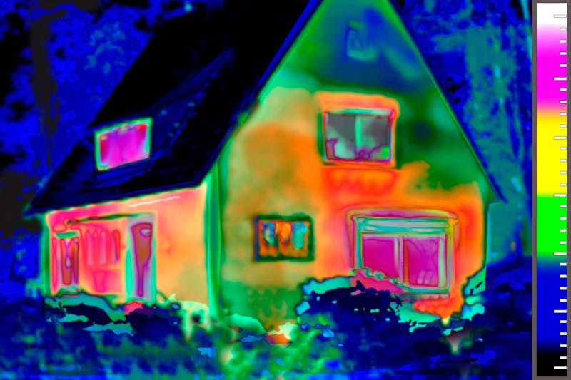 Thermoscan van een woning