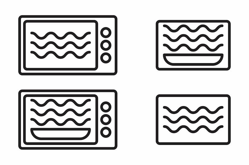 Symbool veilig in de magnetron