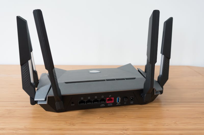 MSI RadiX AXE6600 WiFi 6E Tri-Band Gaming Router.