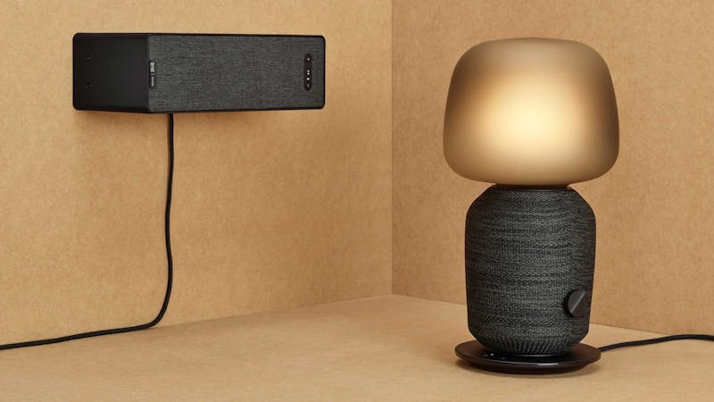 Twee IKEA Symfonisk-speakers.